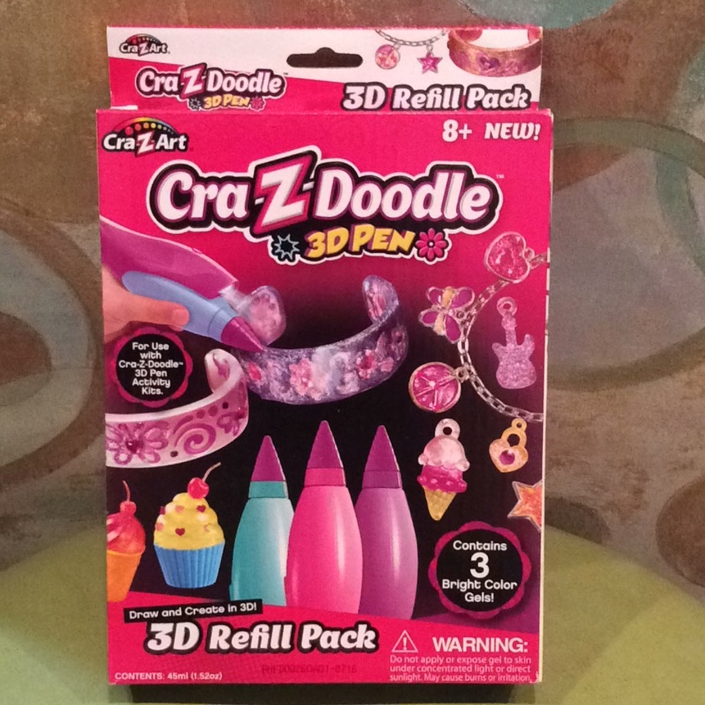 Cra-Z-Doodle 3D pen refill packs